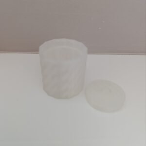 Contenant Bougie avec couvercle